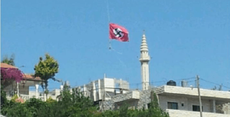Nazi-flag_Beit-Omar